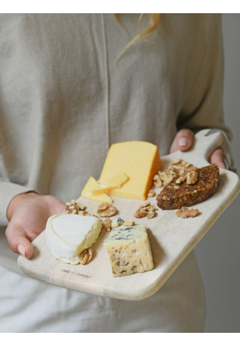 Leeff 18479 Tagliere - Take it cheesy Naturale