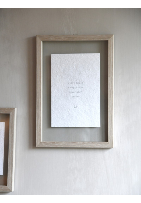 Leeff 18507 Cornice Philou A4 - Every day is a day you've never seen before Natural