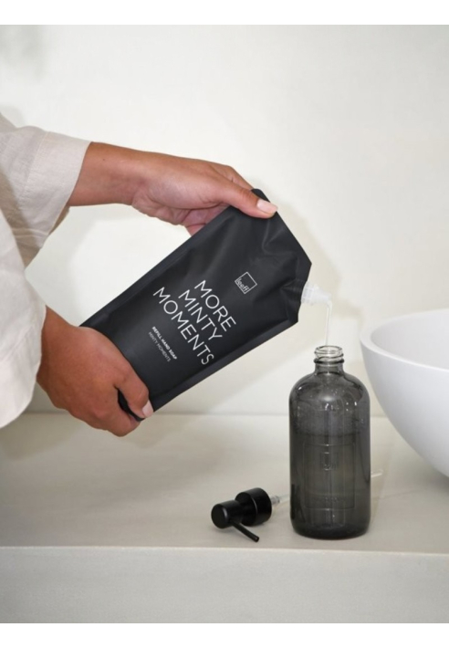 Leeff 18543 Giftbox - Minty Moments Hand Soap + Refill Black
