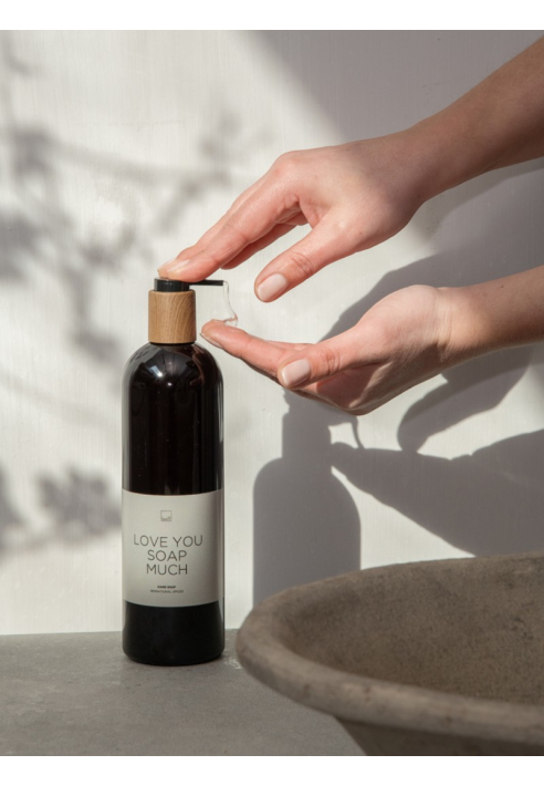 Leeff 18592 Sapone per le mani Sensational Spices — Love You Soap Much (nero)