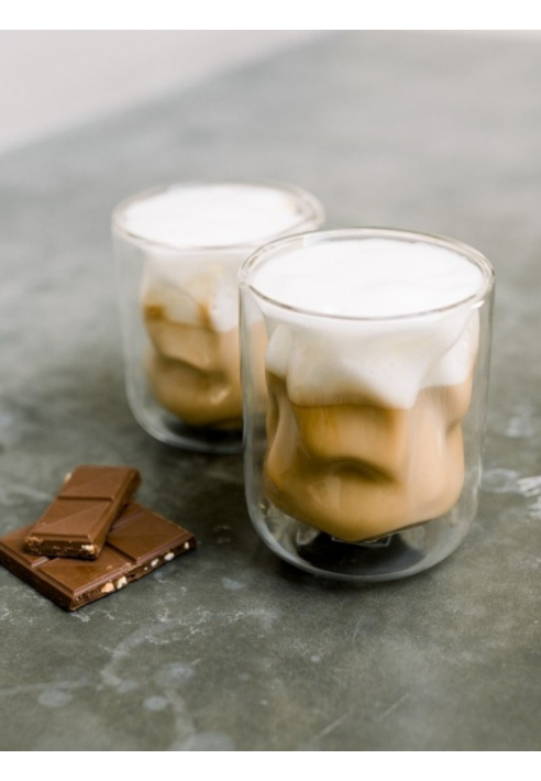 Leeff 18652 Bicchiere doppia parete Daan, set da 2 Trasparente ()