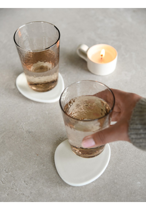 Leeff 18656 Drinking glass Demi Brown