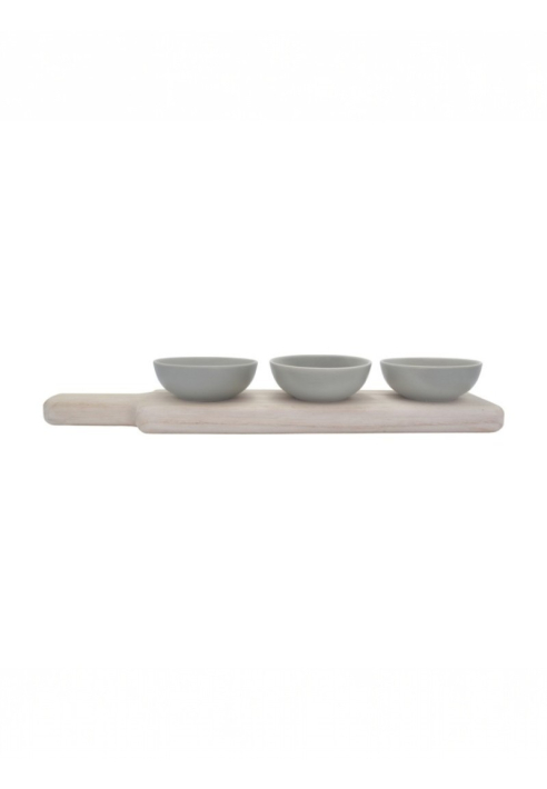 Leeff 18711 Serving Set Saar Grey ()