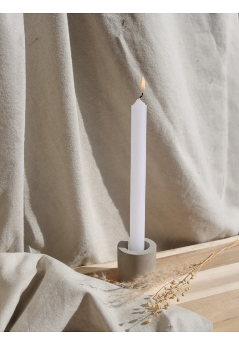 Leeff 18715 Dinner Candles Giftset Donna White