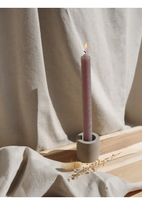 Leeff 18718 Set candele da tavola Donna Taupe