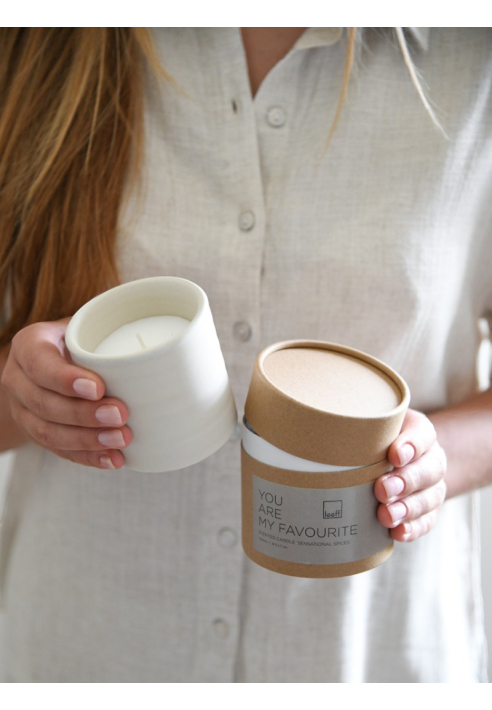 Leeff 18732 Candela profumata Sensational Spices - You are my favourite Natural