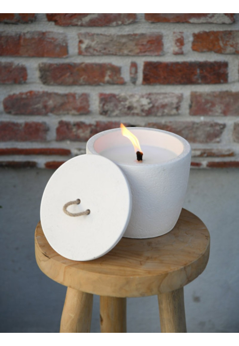 Leeff Outdoor Candle Olivier white ()