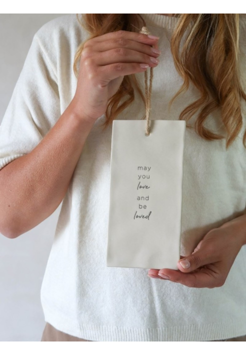 Leeff Piastrella decorativa Dex - Che tu possa amare ed essere amato ()