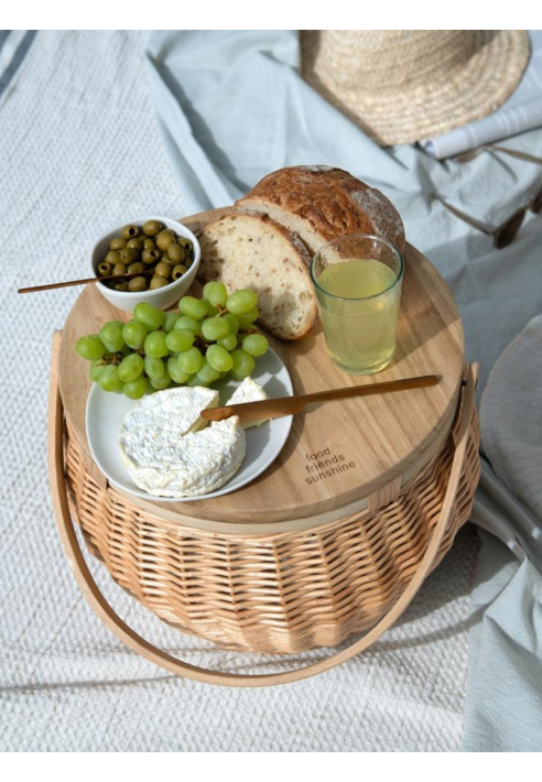 Leeff Cesto da picnic Peppe - Cibo, amici, sole ()