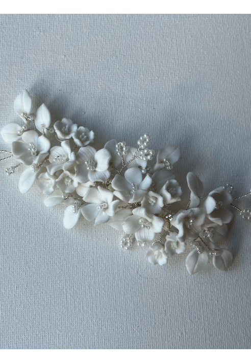 Sally Jane Bridal Lizzie Haarkam Argento