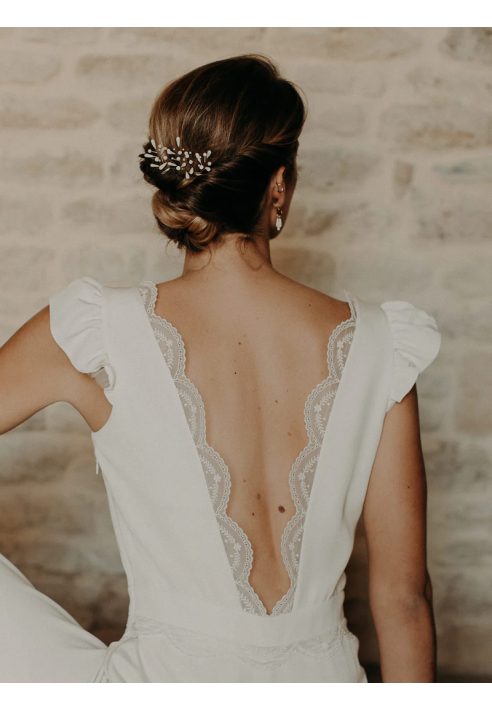 Lizeron Elise Fermagli per capelli Bianchi ()