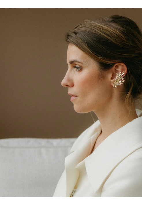 Orecchini Lizeron Iris – Coppia asimmetrica (grande/piccolo)