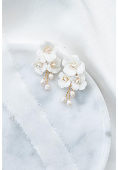 Perlenbräute Coco Orecchini piccoli