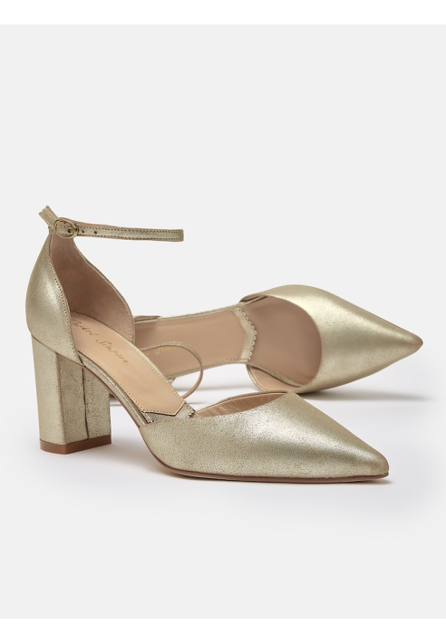 Rachel Simpson Sienna Scarpe da Sposa Oro