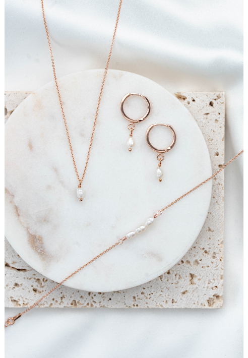 Perlenbräute Amelie Set di gioielli