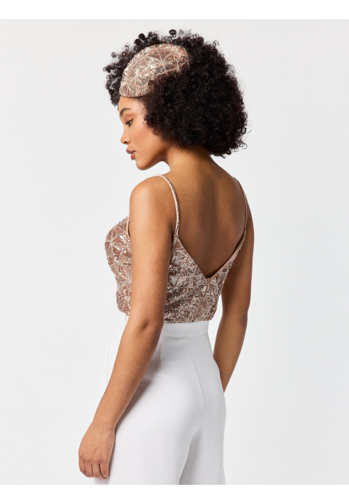 Poirier T-75423 Top | Paillettes