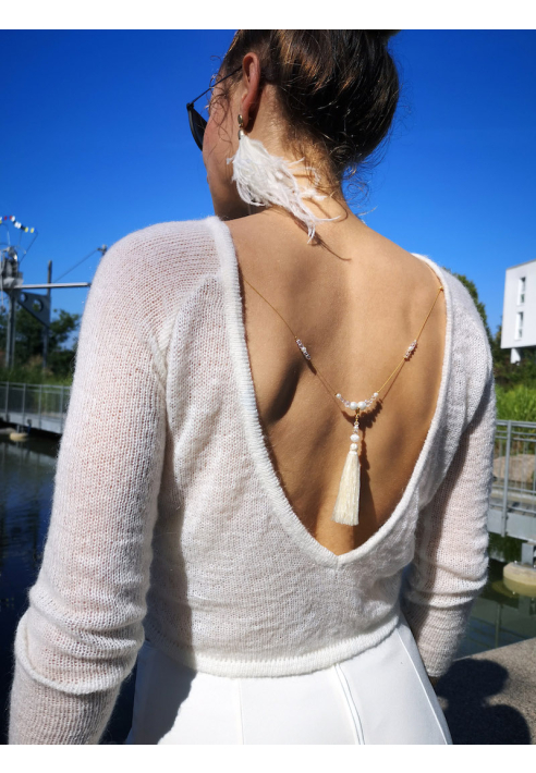 Forever & Eva Maglione da sposa leggermente trasparente P5300 ()