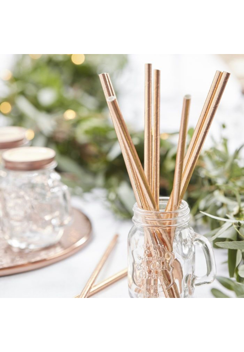 Ginger Ray BB-300 Cannucce rosato dorato ()