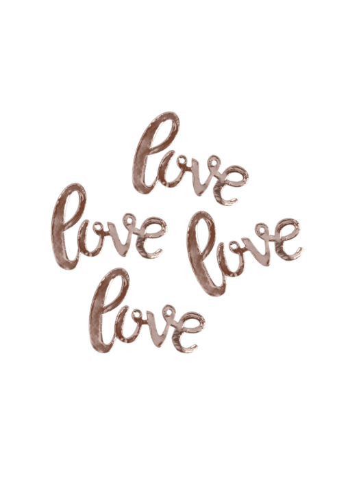 Ginger Ray BB-319 Beautiful Botanics Love Matrimonio Confetti Oro Rosa