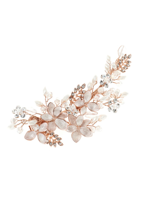 Poirier BB-432 Hair Comb Rose