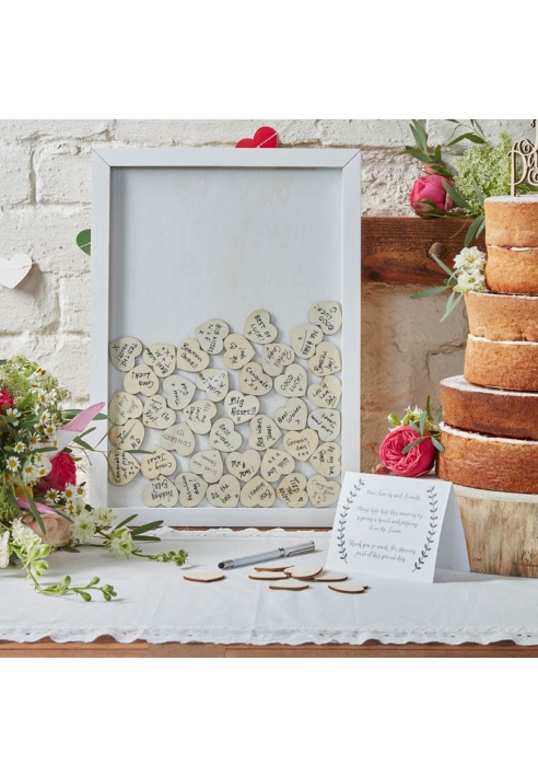 Ginger Ray BH-738 Libro di visite con cornice pieghevole ()