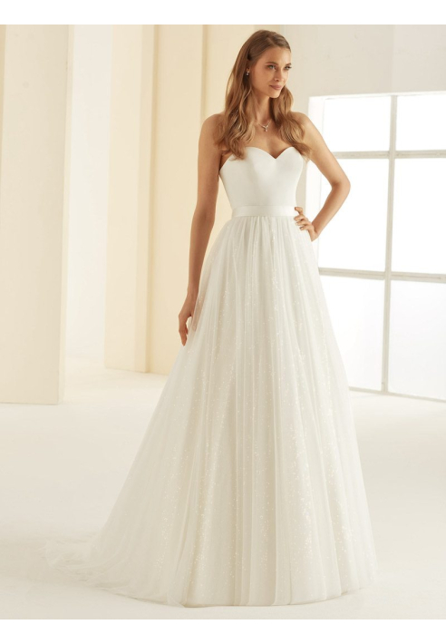 Bianco Evento Butterfly Gonna lunga in tulle ()