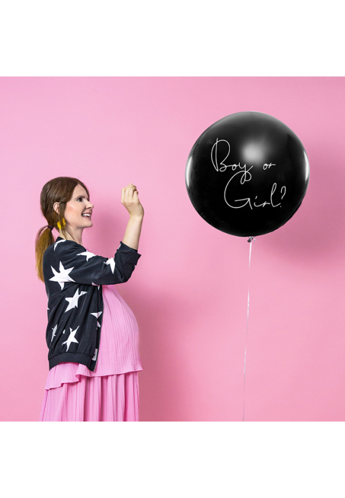 Party Deko BG36-2D - Ballon Genere Rivelazione Femmina ()