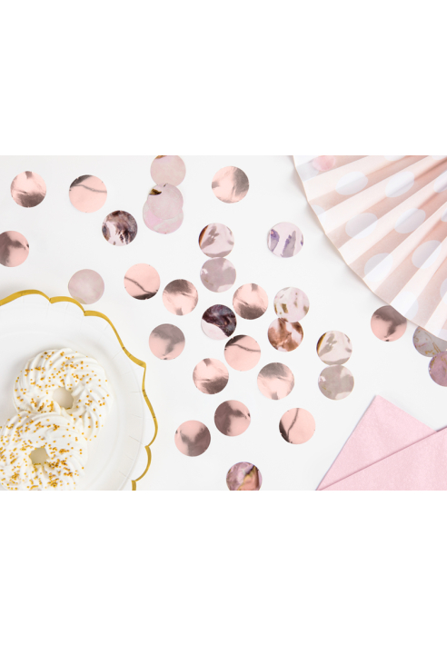 Party Deko KONS45-019R - Confetti Rosa Oro ()