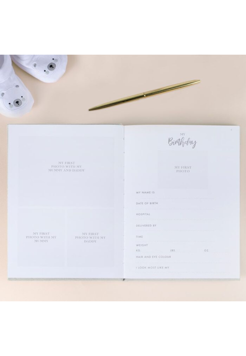 Ginger Ray BL-124 Floral - Diario Baby Shower