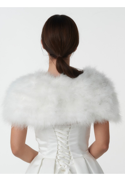 Poirier BOL-07 -Bolero di Piume di Marabù