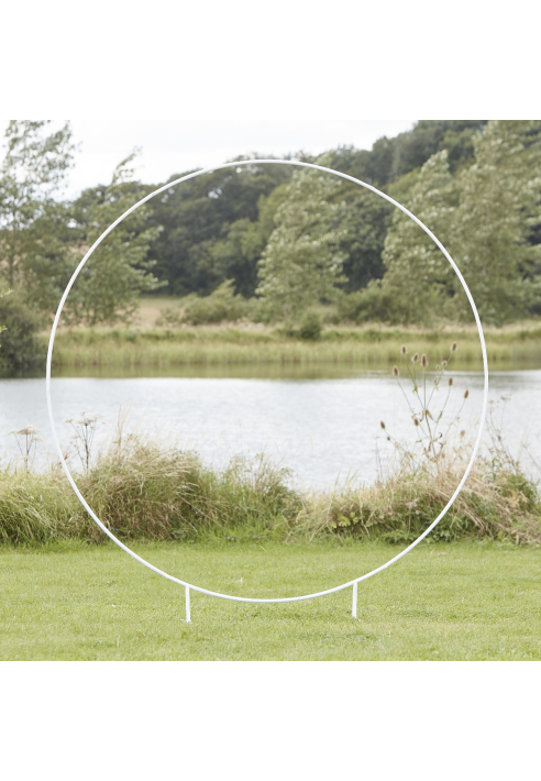 Ginger Ray BRA-340 Arco Nuziale Rotondo Bianco ()