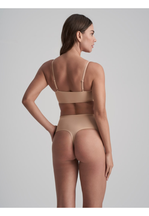 BYE BRA Invisible | Slip Invisibile a Vita Media Beige