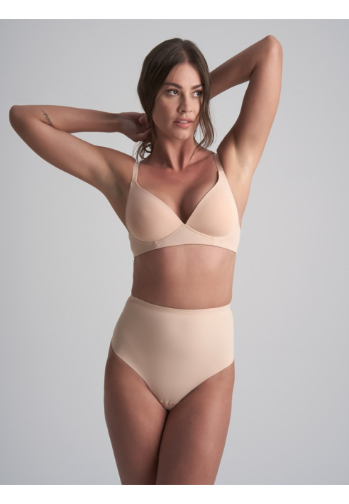 BYE BRA Sculpting | Tanga a Vita Media Beige ()
