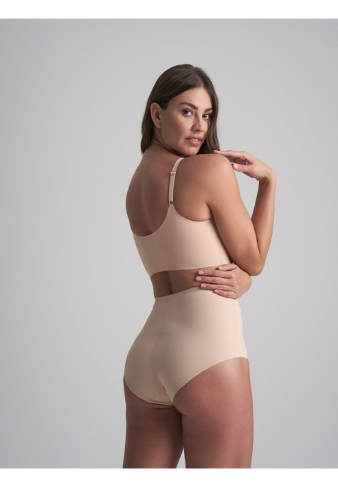 BYE BRA Sculpting | Mutandine a Vita Media Beige ()