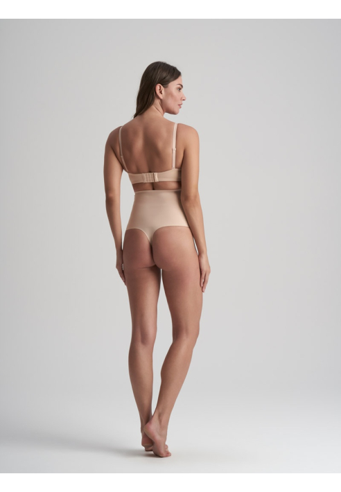 BYE BRA Waist Control | Tanga Controllo Vita Alta Beige