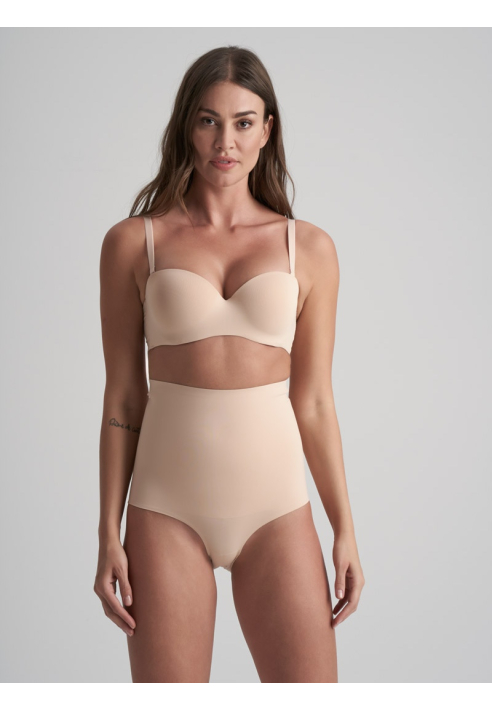 BYE BRA Waist Control | Slip con Controllo Vita e Alta Vita Colore Beige ()