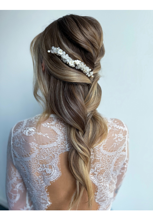 Sally Jane Bridal Pettine per Capelli Celeste Argento ()