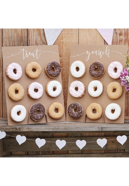 Ginger Ray CW-209 Rustic Country Donut Wall ()