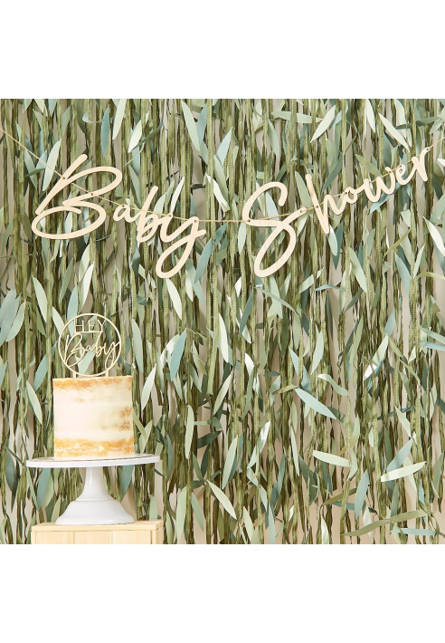 Ginger Ray BAB-127 Ghirlanda di Legno Botanico Baby ()