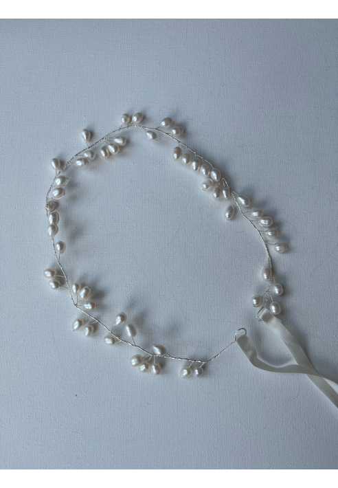 Sally Jane Bridal Dinja Adorno para el Pelo Plata