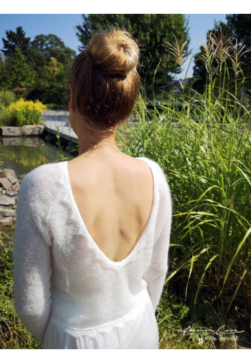 Forever & Eva P5301 Maglione da sposa in pizzo ()