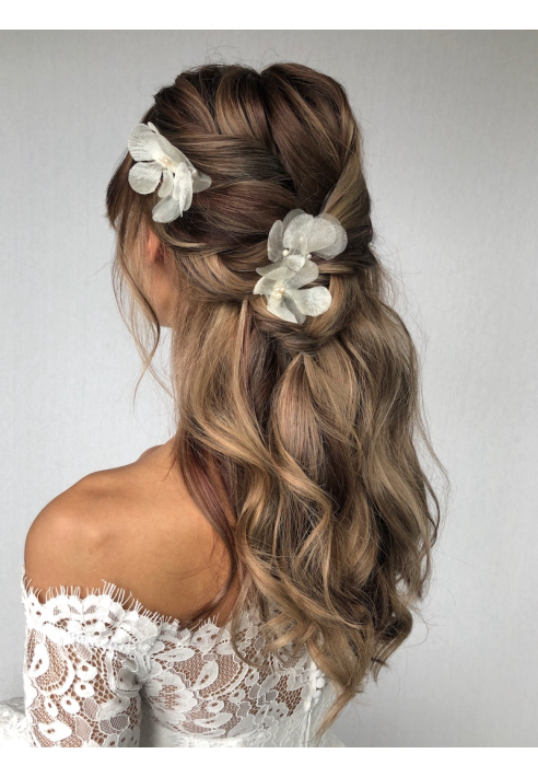 Sally Jane Bridal Florence Fermaglio per capelli Argentato ()