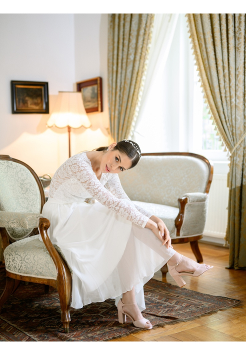 G. Westerleigh Amelia Blush Scarpe da Sposa