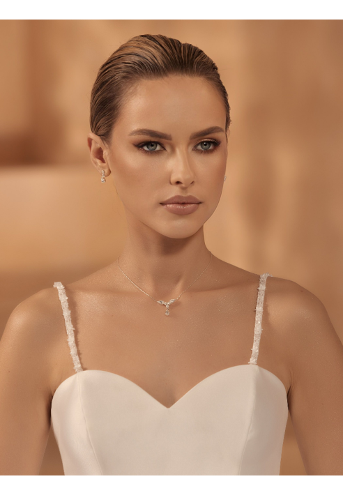 Bianco Evento 16700 Spallina di Tulle