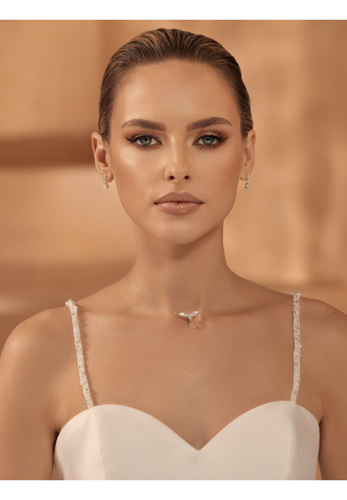 Bianco Evento 16400 Spallina di tulle