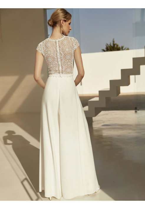 Pantaloni Bianco Evento Nina