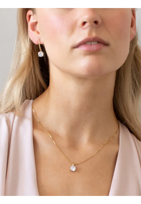 Abrazi Ava Drop Orecchini Rosa