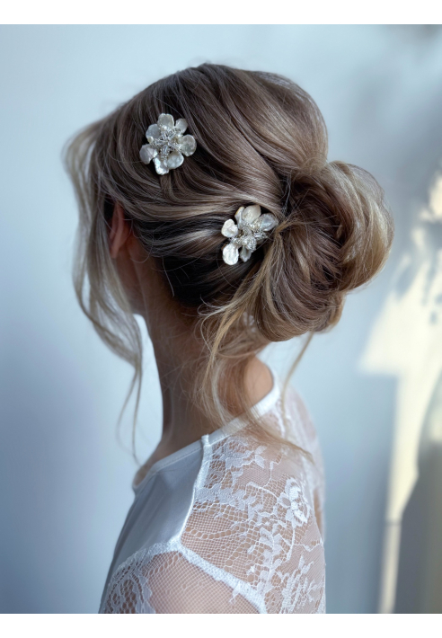 Sally Jane Bridal Forcina per capelli Lilly Argento ()