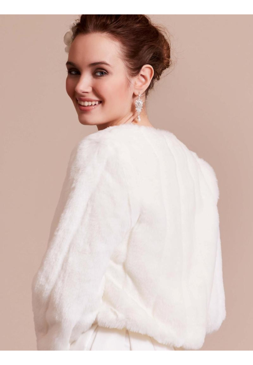 LILLY 09-3186-CR Mantella pelle sintetica Bianco