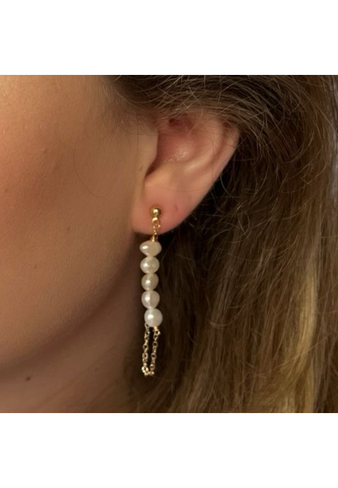 Sally Jane Bridal Muse Orecchini Oro con Perle ()